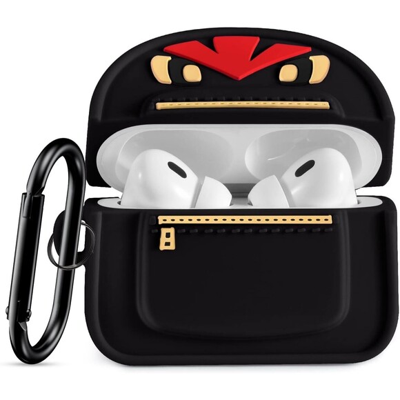 Filoto AirPods Pro 2nd Generation (2022) Case Cover Silicone-Ninja Backpack NEW - Picture 1 of 11